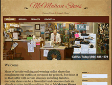 Tablet Screenshot of mcmahanshoessc.com